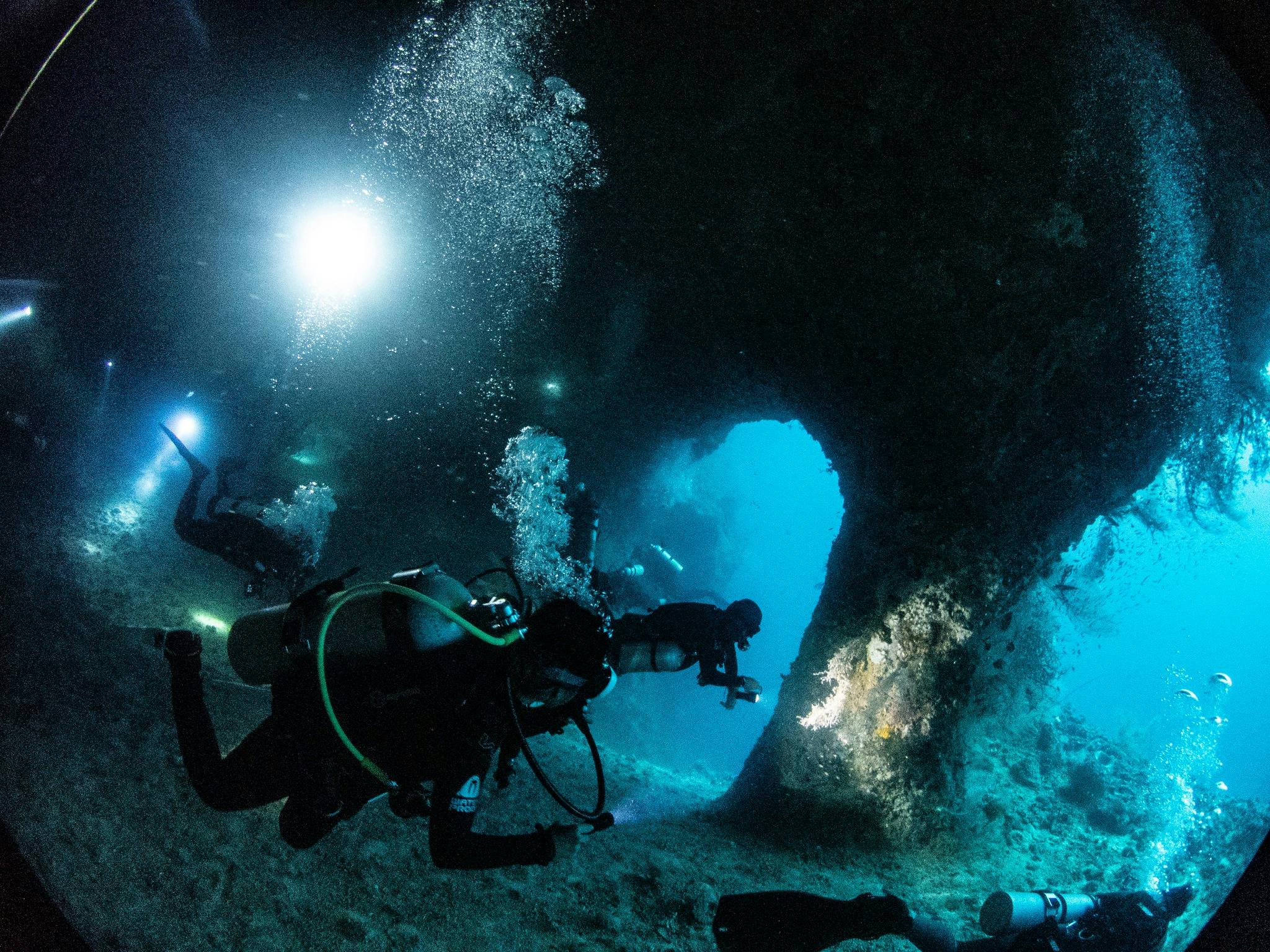 The Twin Caverns of Danajon Double Barrier Reef